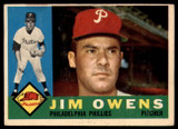 1960 Topps #185 Jim Owens EX Excellent ID: 107715 1960 Topps #185 Jim Owens EX Excellent ID: 107715