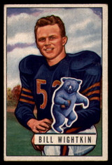 1951 Bowman #122 Bill Wightkin EX++ Excellent++ 1951 Bowman #122 Bill Wightkin EX++ Excellent++
