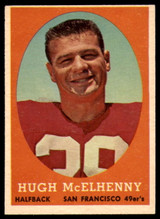 1958 Topps #122 Hugh McElhenny EX/NM ID: 90758 1958 Topps #122 Hugh McElhenny EX/NM ID: 90758