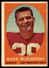 1958 Topps #122 Hugh McElhenny EX/NM  ID: 90761