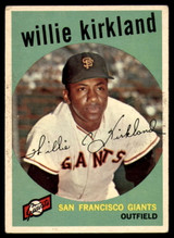 1959 Topps #484 Willie Kirkland EX Excellent 