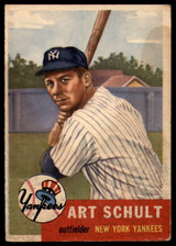 1953 Topps #167 Art Schult VG RC Rookie ID: 65281 1953 Topps #167 Art Schult VG RC Rookie ID: 65281
