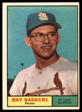 1961 Topps #32 Ray Sadecki EX/NM  ID: 110058