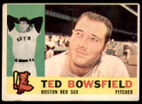 1960 Topps #382 Ted Bowsfield Excellent  ID: 197364