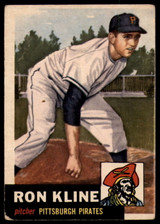1953 Topps #175 Ron Kline VG/EX RC Rookie 1953 Topps #175 Ron Kline VG/EX RC Rookie