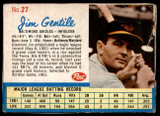 1962 Post Cereal #27 Jim Gentile VAR Very Good  ID: 144124