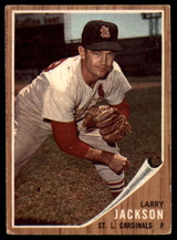 1962 Topps #83 Larry Jackson Very Good  ID: 169475