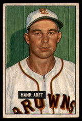 1951 Bowman #173 Hank Arft EX 1951 Bowman #173 Hank Arft EX