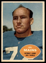 1960 Topps #49 Gil Mains Excellent+ RC Rookie ID: 167992