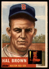 1953 Topps #184 Hal Brown VG Very Good RC Rookie ID: 93550 1953 Topps #184 Hal Brown VG Very Good RC Rookie ID: 93550