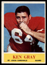 1964 Philadelphia #172 Ken Gray Excellent+ RC Rookie ID: 180555 1964 Philadelphia #172 Ken Gray Excellent+ RC Rookie ID: 180555
