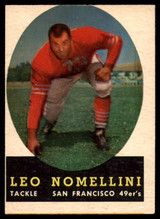 1958 Topps #89 Leo Nomellini EX/NM ID: 90752 1958 Topps #89 Leo Nomellini EX/NM ID: 90752