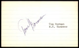 Tom Gorman SIGNED 3X5 INDEX CARD AUTHENTIC AUTOGRAPH New York Yankees Vintage Signature ID: 73620 Tom Gorman SIGNED 3X5 INDEX CARD AUTHENTIC AUTOGRAPH New York Yankees Vintage Signature ID: 73620