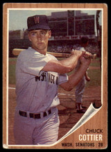 1962 Topps #27 Chuck Cottier Very Good 1962 Topps #27 Chuck Cottier Very Good