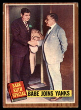 1962 Topps #136 Babe Ruth Joins Yanks EX 1962 Topps #136 Babe Ruth Joins Yanks EX