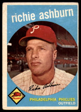 1959 Topps #300 Richie Ashburn VG ID: 77257 1959 Topps #300 Richie Ashburn VG ID: 77257