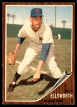 1962 Topps #264 Dick Ellsworth UER VG Very Good 1962 Topps #264 Dick Ellsworth UER VG Very Good
