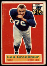 1956 Topps #8 Lou Creekmur VG/EX 1956 Topps #8 Lou Creekmur VG/EX