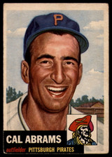 1953 Topps #98 Cal Abrams DP EX++ Excellent++ 1953 Topps #98 Cal Abrams DP EX++ Excellent++