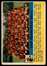 1956 Topps #26 49ers Team EX 