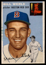 1954 Topps #144 Bill Werle EX++ ID: 79552 1954 Topps #144 Bill Werle EX++ ID: 79552
