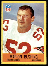 1967 Philadelphia #9 Marion Rushing EX/NM RC Rookie 1967 Philadelphia #9 Marion Rushing EX/NM RC Rookie