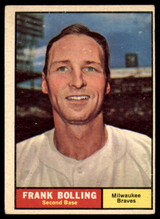 1961 Topps #335 Frank Bolling Excellent  ID: 155154