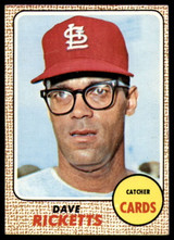 1968 Topps # 46 Dave Ricketts Ex-Mint  ID: 157975