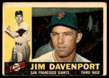 1960 Topps #154 Jim Davenport G-VG ID: 196386 1960 Topps #154 Jim Davenport G-VG ID: 196386