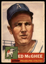 1953 Topps #195 Ed McGhee VG RC Rookie 1953 Topps #195 Ed McGhee VG RC Rookie