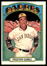 1972 Topps #637 Preston Gomez MG Very Good ID: 191532 1972 Topps #637 Preston Gomez MG Very Good ID: 191532