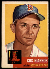 1953 Topps #63 Gus Niarhos DP EX 1953 Topps #63 Gus Niarhos DP EX