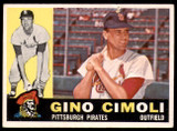 1960 Topps #58 Gino Cimoli Very Good ID: 195658 1960 Topps #58 Gino Cimoli Very Good ID: 195658