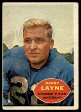 1960 Topps #93 Bobby Layne G/VG 1960 Topps #93 Bobby Layne G/VG