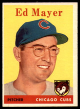1958 Topps #461 Ed Mayer NM+ RC Rookie ID: 64945 1958 Topps #461 Ed Mayer NM+ RC Rookie ID: 64945