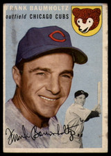 1954 Topps #60 Frank Baumholtz UER VG Very Good 1954 Topps #60 Frank Baumholtz UER VG Very Good