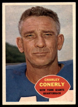 1960 Topps #72 Charley Conerly EX/NM  ID: 90816