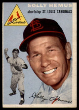 1954 Topps #117 Solly Hemus EX ID: 79576