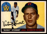 1955 Topps #136 Bunky Stewart EX/NM RC Rookie ID: 57048