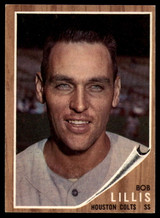 1962 Topps #74 Bob Lillis VG Very Good 1962 Topps #74 Bob Lillis VG Very Good