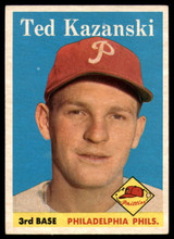 1958 Topps #36 Ted Kazanski EX/NM ID: 62682