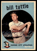 1959 Topps #459 Bill Tuttle Very Good 