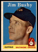 1958 Topps #28 Jim Busby EX/NM ID: 86250 1958 Topps #28 Jim Busby EX/NM ID: 86250