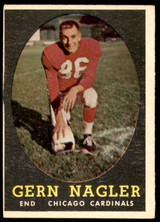 1958 Topps #60 Gern Nagler Very Good ID: 199792 1958 Topps #60 Gern Nagler Very Good ID: 199792
