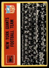 1967 Philadelphia #109 Giants Team Excellent 