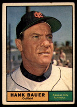 1961 Topps #398 Hank Bauer Very Good ID: 156281 1961 Topps #398 Hank Bauer Very Good ID: 156281