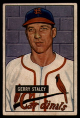 1951 Bowman #121 Jerry Staley VG RC Rookie