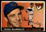 1955 Topps #172 Frank Baumholtz UER DP G/VG 1955 Topps #172 Frank Baumholtz UER DP G/VG