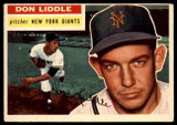 1956 Topps #325 Don Liddle EX++ ID: 59684