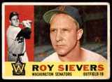 1960 Topps #25 Roy Sievers G-VG  ID: 195462